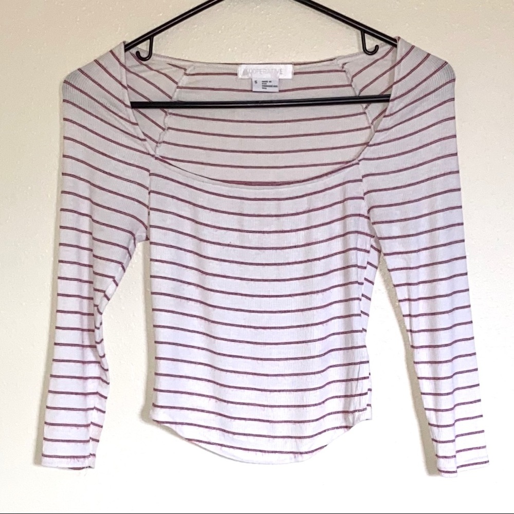 Cooperative Stripe Crop Top